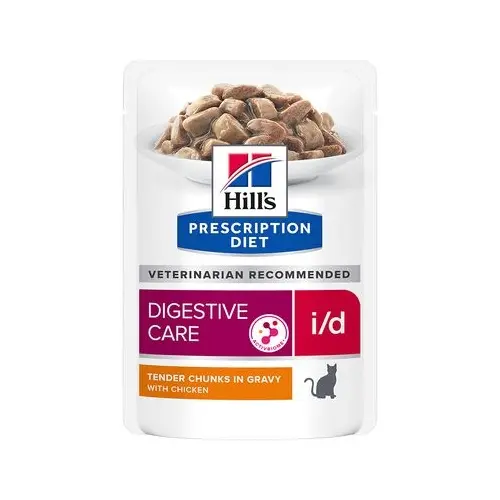 Hill's Prescription Diet i/d Digestive Care ВОЛОГИЙ КОРМ Холістік коти (при захворюваннях ШКТ) 85 г