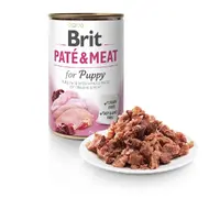 Brit Care PATE & MEAT Grain-Free Chiken and Turkey ADULT ВОЛОГИЙ КОРМ Супер-преміум собаки (з куркою та індичкою) 400 г  - фото 1