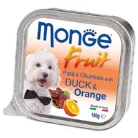 Monge Wet Fruit Duck & Orange ВОЛОГИЙ КОРМ Premium собаки (з качкою та апельсином) 100 г 