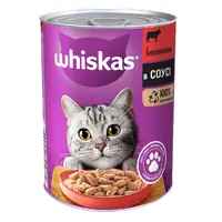 Whiskas ВОЛОГИЙ КОРМ Економ коти (з яловичиною) 400 г 
