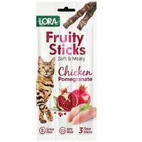 Lora Cat Stick лакомство для кошек 5 г - с курицей и гранатом (8680571720914) 