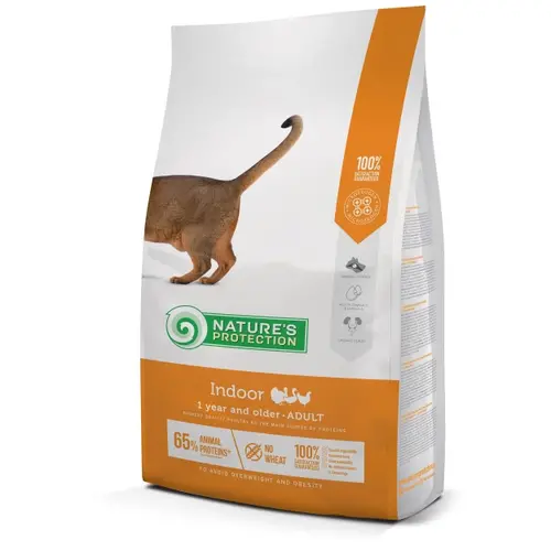 Nature's Protection Indoor Adult сухой корм для кошек 7 кг (4771317457653)