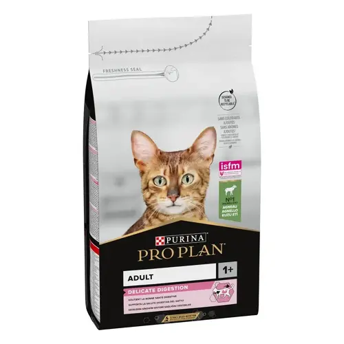 Purina Pro Plan Adult Delicate Digestion сухий корм для котів з чутливим травленням 1.5 кг - з ягням (7613035846685)