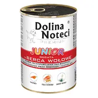 Dolina Noteci Premium Junior влажный корм для щенков 400 г - с говяжьим сердцем (5902921300403) 