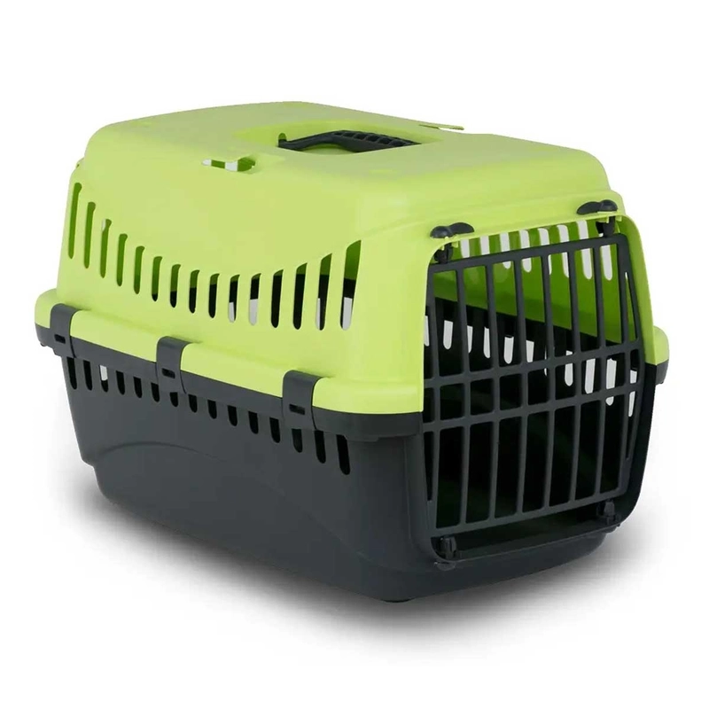 GIPSY 1 small Light Green переноска для котів 46x31x32 см - з пластиковими дверцятами (8058093276484) 