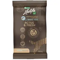 Nature's Protection Lifestyle Grain Free White fish Active & Fresh лакомство для щенков всех пород 150 г - с белой рыбой (4771317472038) 