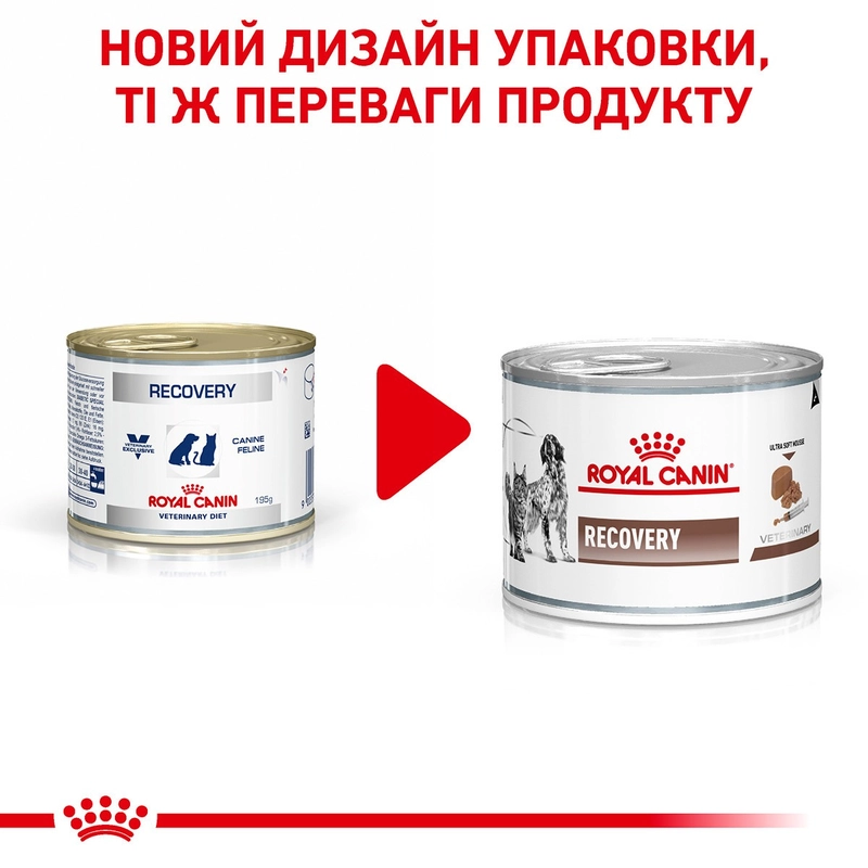 Royal Canin Recovery ВОЛОГИЙ КОРМ Холістік коти (для відновлення) 195 г  - фото 4