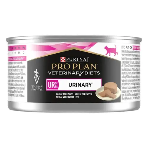 Purina Pro Plan Veterinary Diets UR Urinary ВОЛОГИЙ КОРМ Холістік коти (при захворюваннях сечовивідних шляхів) 195 г