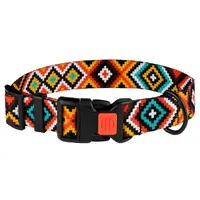 BronzeDog Urban Гуцульський нашийник для собак M - нейлоновий, помаранчевий (2800000000172) 