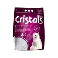 CRISTALS Fresh наповнювач для котячого туалету 4.8 л - силікагелевий, з ароматом лаванди (6930009507023) 