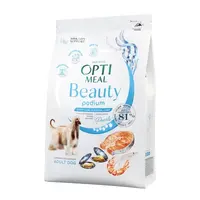 Optimeal BEAUTY PODIUM СУХИЙ КОРМ Супер-преміум собаки (для блиску шерсті з морепродуктами) 1.5 кг 