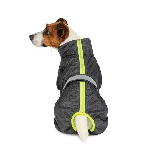 Pet Fashion Rain дощовик для такс S - сірий (4823082416356)