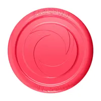 Игровая тарелка для собак PitchDog для апортировки розовая D=24 см (4823089308579)  - фото 1