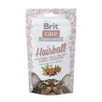 Brit Care Hairball Functional Snack ЛАСОЩІ Супер-преміум коти (з качкою) 50 г 