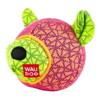 WAUDOG Fun Ведмідь іграшка для собак 12х11 см - рожева (4823089348636)  - фото 1