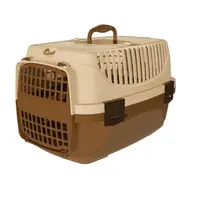 Irak Plast PT-105 переноска для котів та собак 55?36.5?33 см - коричнево-бежева (8696219414961) 