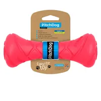 Игровая гантель для собак PitchDog для апортировки розовая 19х7 см (4823089334202) 