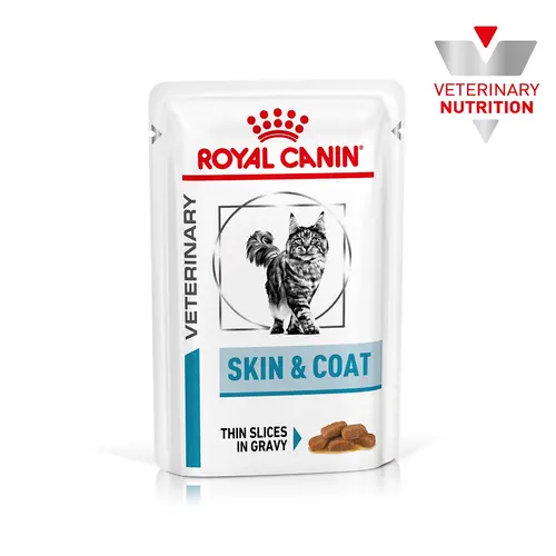 Royal Canin Skin&Coat ВОЛОГИЙ КОРМ Супер-преміум коти (для здоров'я шкіри та шерсті) 85 г