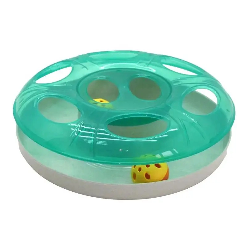 Georplast Ufo іграшка для котів 25х8 см - інтерактивна з 2-ма м'ячами (8016040106055)  - фото 2