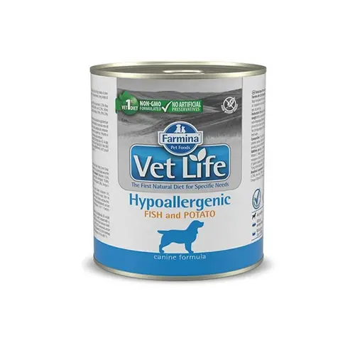 Farmina Vet Life Hypoallergenic Fish & Potato ВОЛОГИЙ КОРМ Холістік собаки (при харчовій алергії з рибою та картоплею) 300 г