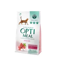 Optimeal Extra Taste сухий корм для котів 700 г - з телятиною (4820215364256) 