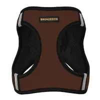 Bronzedog Sport Vest шлея для собак S - неопренова, коричнева (2007033018291)  - фото 1