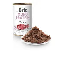 Brit Care MONOPROTEIN Lamb ADULT ВОЛОГИЙ КОРМ Супер-преміум собаки (з ягням) 400 г  - фото 1