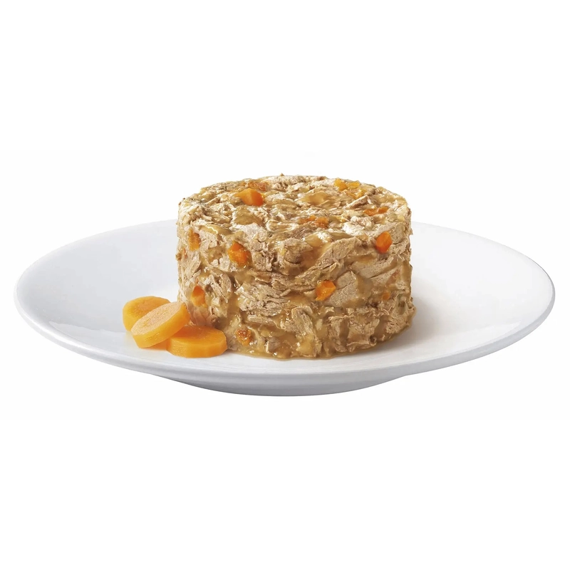 Gourmet Gold ВОЛОГИЙ КОРМ Преміум коти (ніжні биточки з куркою та морквою) 85 г  - фото 1