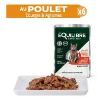 Equilibre&Instinct Sterilised ВОЛОГИЙ КОРМ Економ коти (з куркою, фореллю, яловичиною та лососем) 85 г  - фото 3