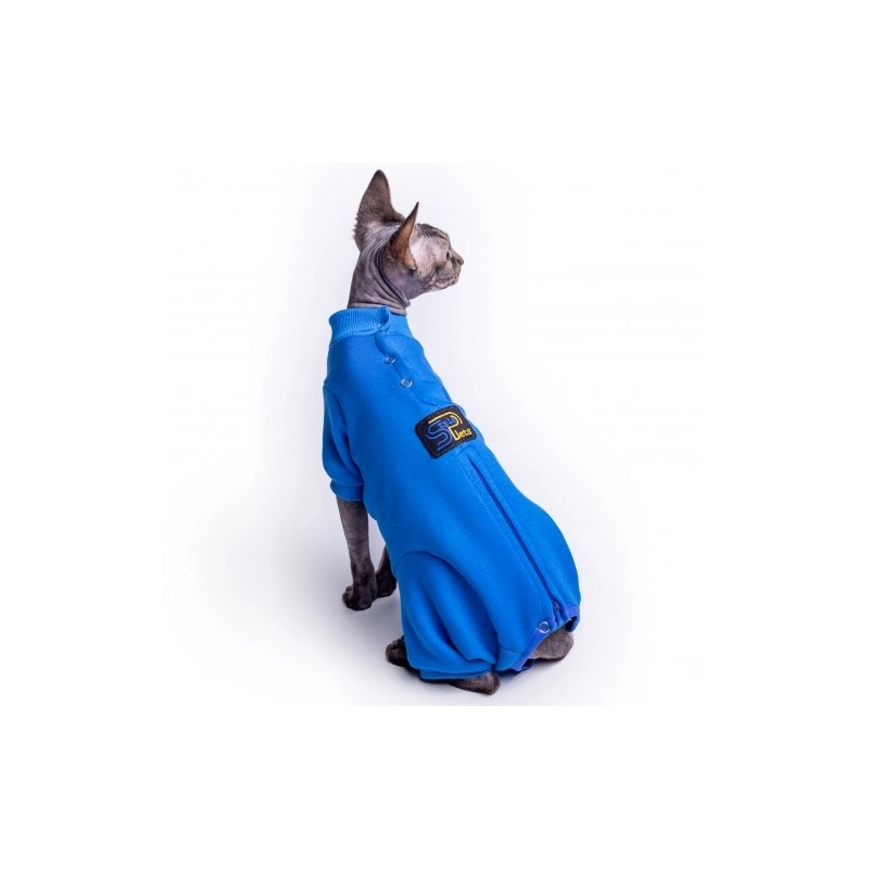 Style Pets Elektro утеплений боді для котів L- - блакитний (3000000004593)  - фото 1