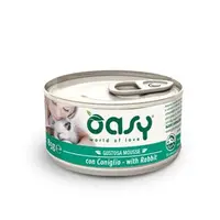 Oasy Cat вологий корм для котів 85 г - з кроликом (8053017343549) 