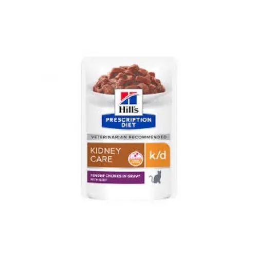 Hill's Prescription Diet k/d Kidney Care ВОЛОГИЙ КОРМ Холістік коти (для здоров'я нирок) 85 г