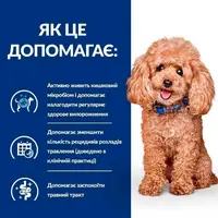 Hill's Prescription Diet Gastrointestinal Biome Mini сухой корм для собак мелких пород диетический при заболеваниях ЖКТ 1 кг - с курицей (52742047416)  - фото 4