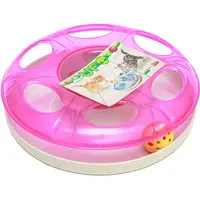 Georplast Ufo іграшка для котів 25х8 см - інтерактивна з 2-ма м'ячами (8016040106055)  - фото 1