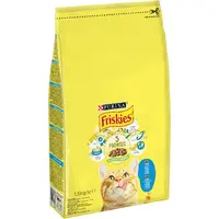 Friskies сухий корм для котів 1.5 кг - з лососем та овочами (7613033923562) 