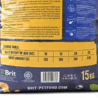 Brit Premium by Nature ADULT M сухой корм для собак для средних пород 15 кг - с курицей (8595602526376)  - фото 4