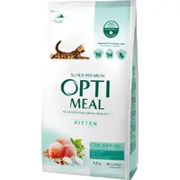 Optimeal Kitten сухий корм для котів 1.5 кг - з куркою (4820215369664) 