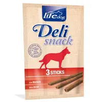 Lifedog Snack ЛАСОЩІ Супер-преміум собаки (з яловичиною) 33 г 