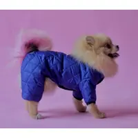 Dogs Bomba комбінезон для собак 3 - двосторонній, стьобаний, синій (2000000046839)  - фото 1