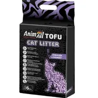 AnimAll Tofu наповнювач для котячого туалету 6 л - соєвий, з ароматом лаванди (4820224500348) 