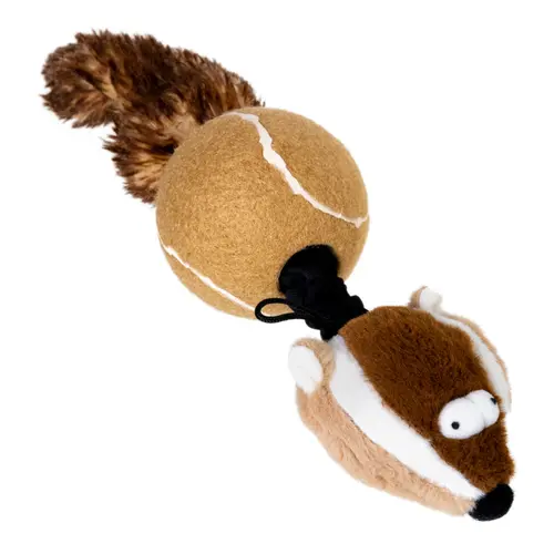 GiGwi Catch&Fetch Борсук іграшка для собак 32 см - з 2-ма пищалками (4823089351094)