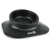 AnimAll миска для собак 420 мл - на підставці, металева, чорна (2000981277567) 