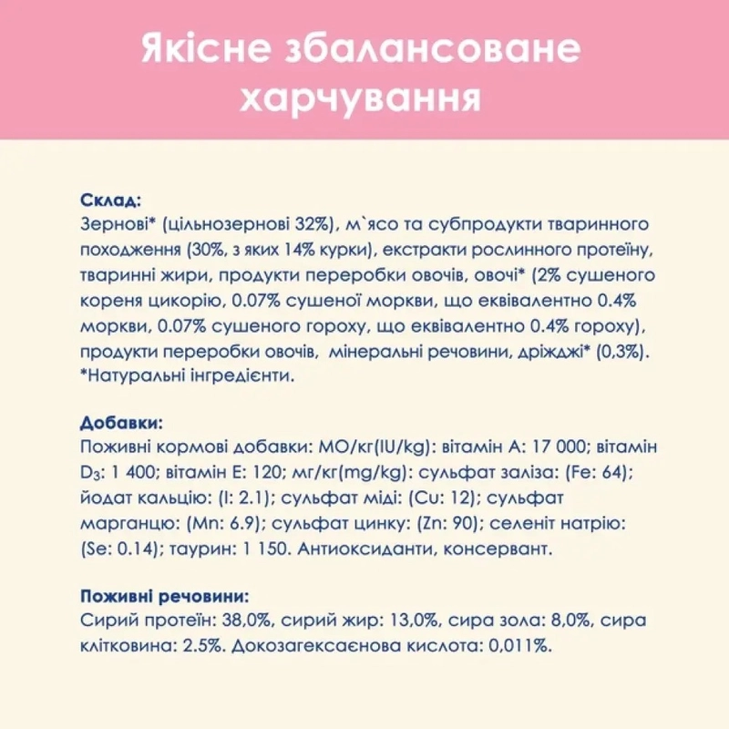 Cat Chow Kitten СУХИЙ КОРМ Економ кошенята (з куркою) 15 кг  - фото 2