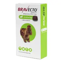 BraVecto таблетки для собак 500 мг/1 таблетка - від бліх і кліщів, 10-20 кг 