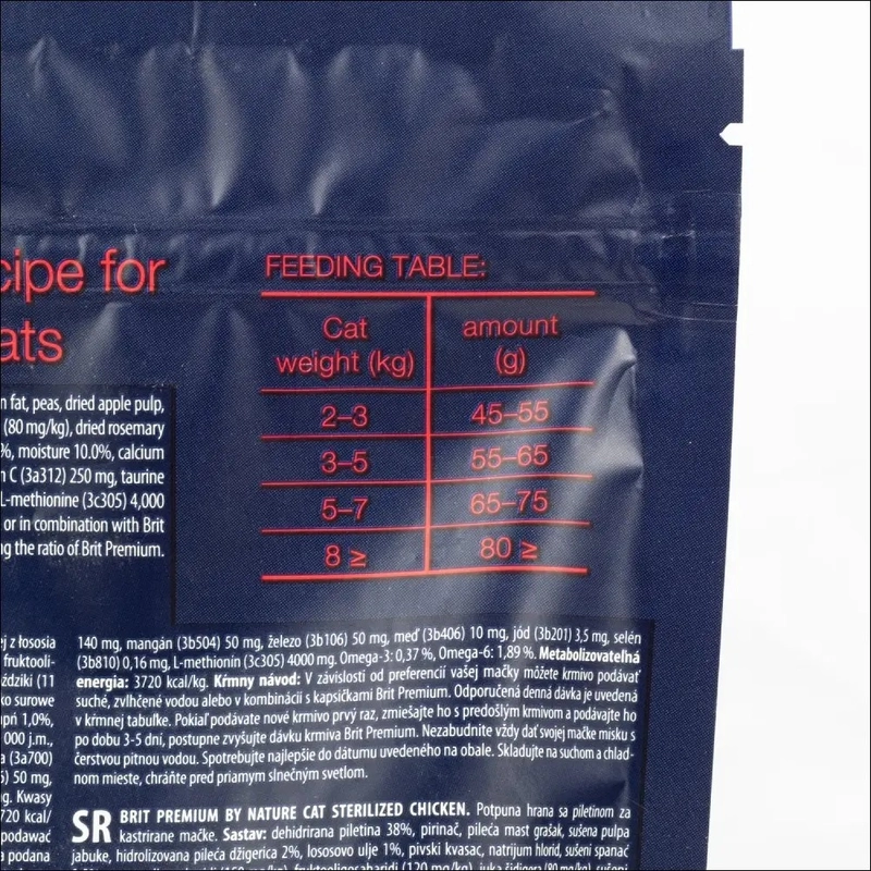 Brit Premium by Nature Sterilised СУХИЙ КОРМ Premium коти (з куркою) 300 г  - фото 3
