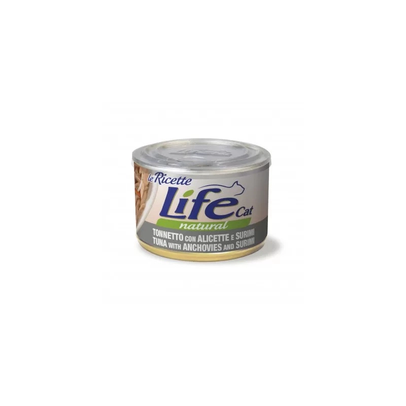 Lifecat влажный корм для кошек 85 г - с тунцом и анчоусами (8034105422513) 