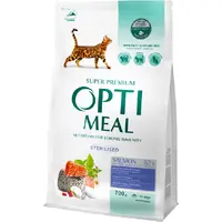 Optimeal Sterilised СУХИЙ КОРМ Супер-преміум коти (з лососем) 700 г 