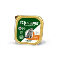 Equilibre&Instinct Frais Sterilized ВОЛОГИЙ КОРМ Економ коти (паштет з птицею та кабачком) 85 г 