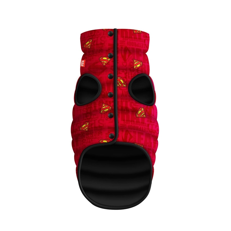 WAUDOG Clothes куртка для собак S 30 - з малюнком Супермен, червоний (4823089332185) 