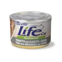 Lifecat влажный корм для кошек 85 г - с тунцом и анчоусами (8034105422513) 